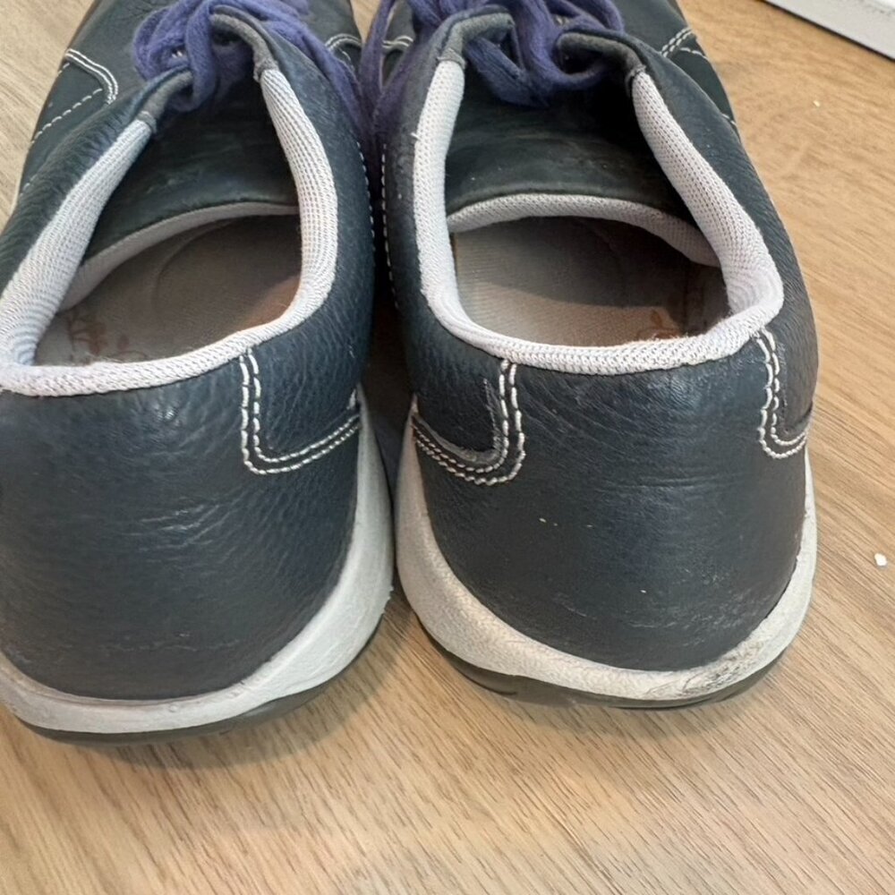 Keen Presidio Women’s Lace Up Hiking Shoes rubber toe blue leather 9.5 - Picture 6 of 9
